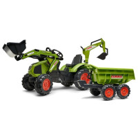 Детский трактор на педалях Falk 1010W CLAAS AXOS  зеленый